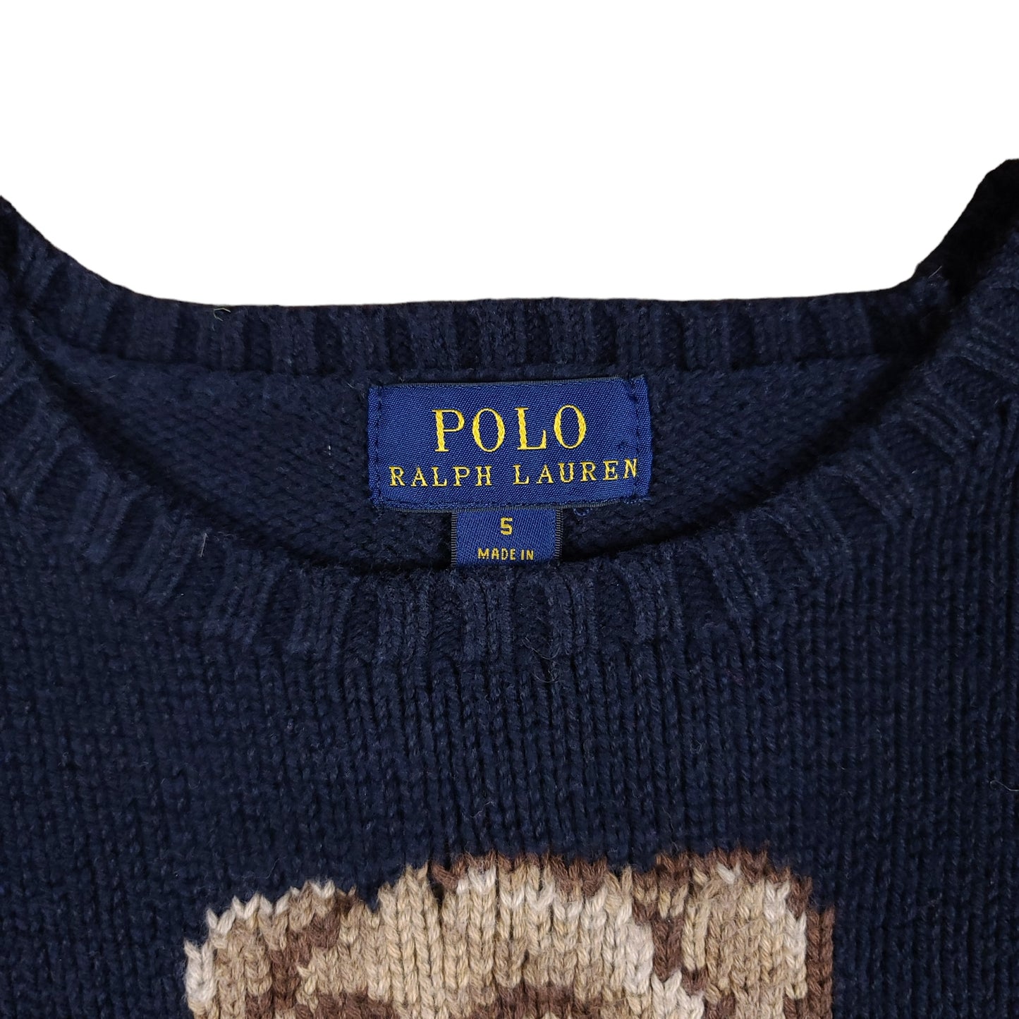 Polo Ralph Lauren Youth Polo Bear Knit Sweater