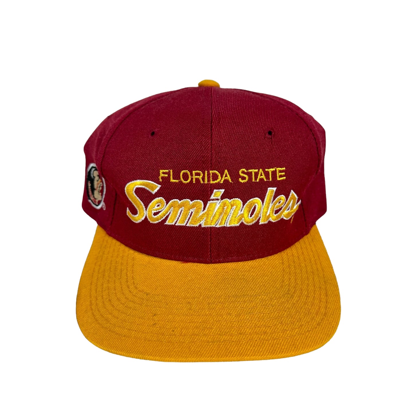 Vintage Florida State University Seminoles Maroon Wool Sports Specialties Snap Back Hat