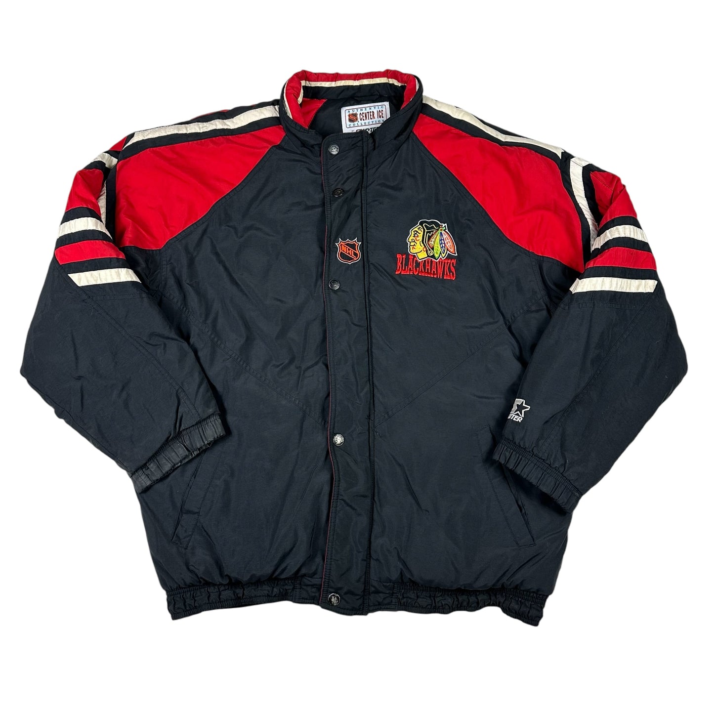 Vintage Chicago Blackhawks Jacket Starter Puffer