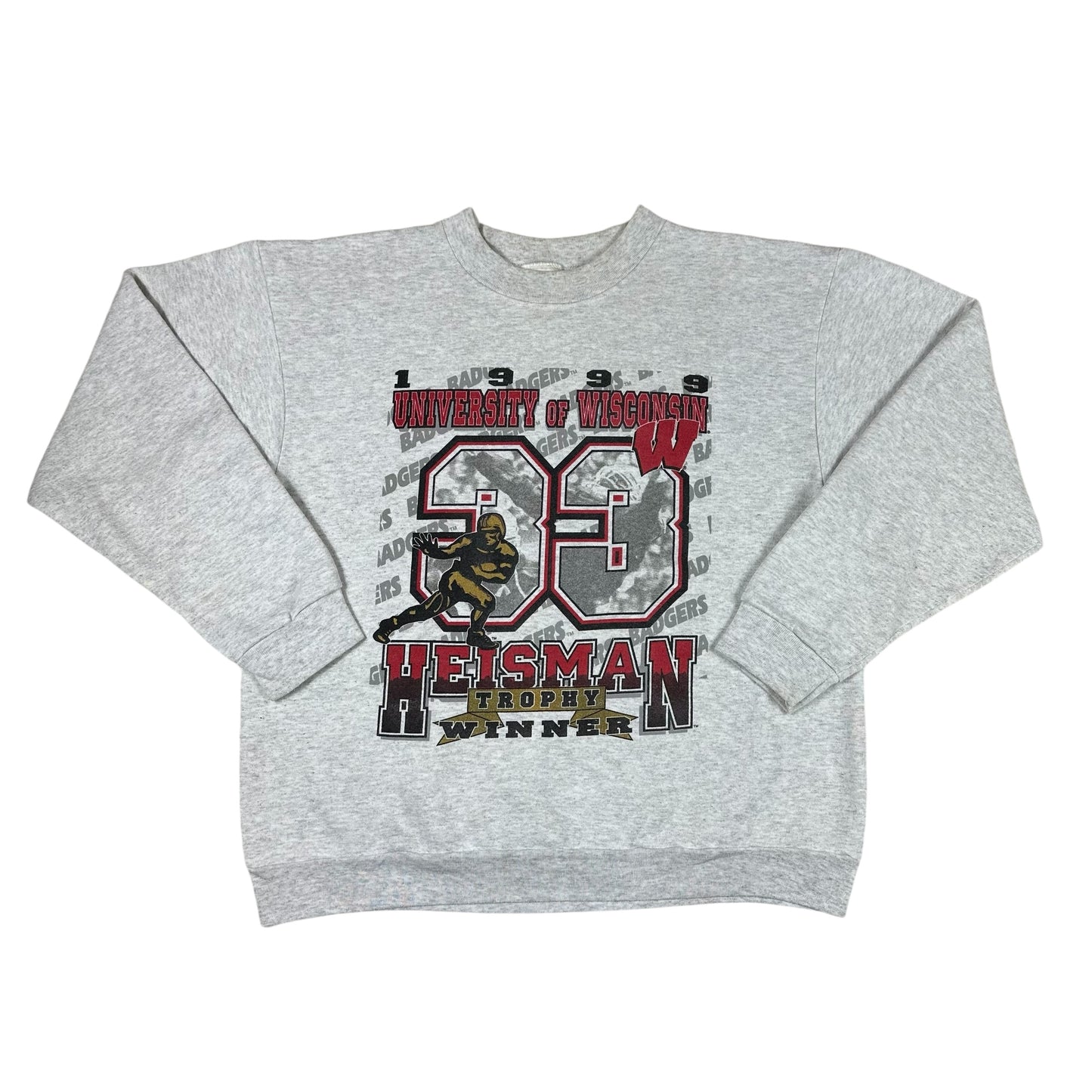 Vintage University of Wisconsin Sweatshirt Heisman Trophy