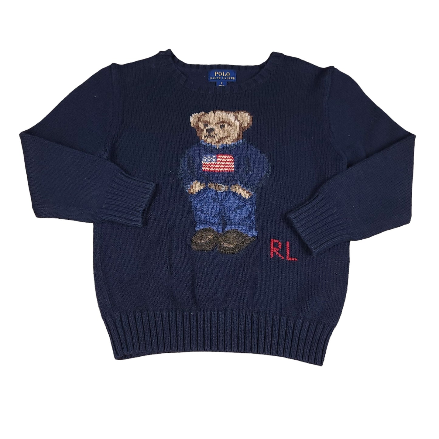 Polo Ralph Lauren Youth Polo Bear Knit Sweater