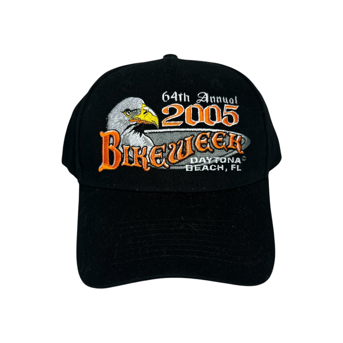 Vintage Bike Week Hat 2005 Eagle Hook & Loop