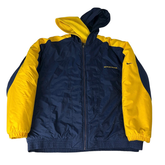 Vintage Nike Jacket University of Michigan Zip Up 90s