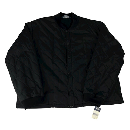 Vintage Polo Ralph Lauren Jacket Quilted Black Nylon Button Up