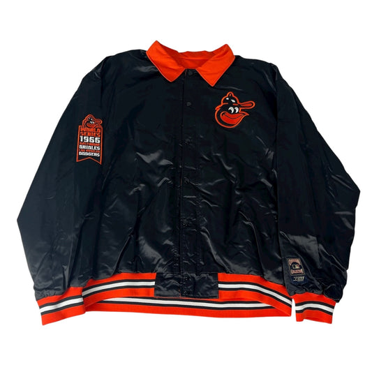 Vintage Baltimore Orioles Jacket MLB Satin Cooperstown Collection Reversible