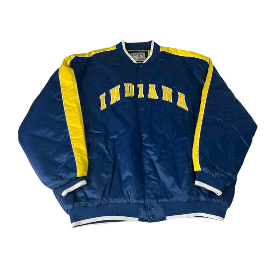 Vintage  Indiana Pacers Jacket Satin NBA Hardwood Classics Varsity