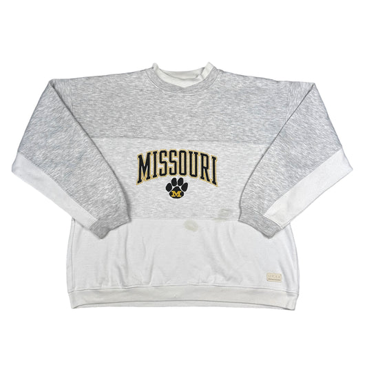 Vintage University of Missouri Gray Gear Sweatshirt