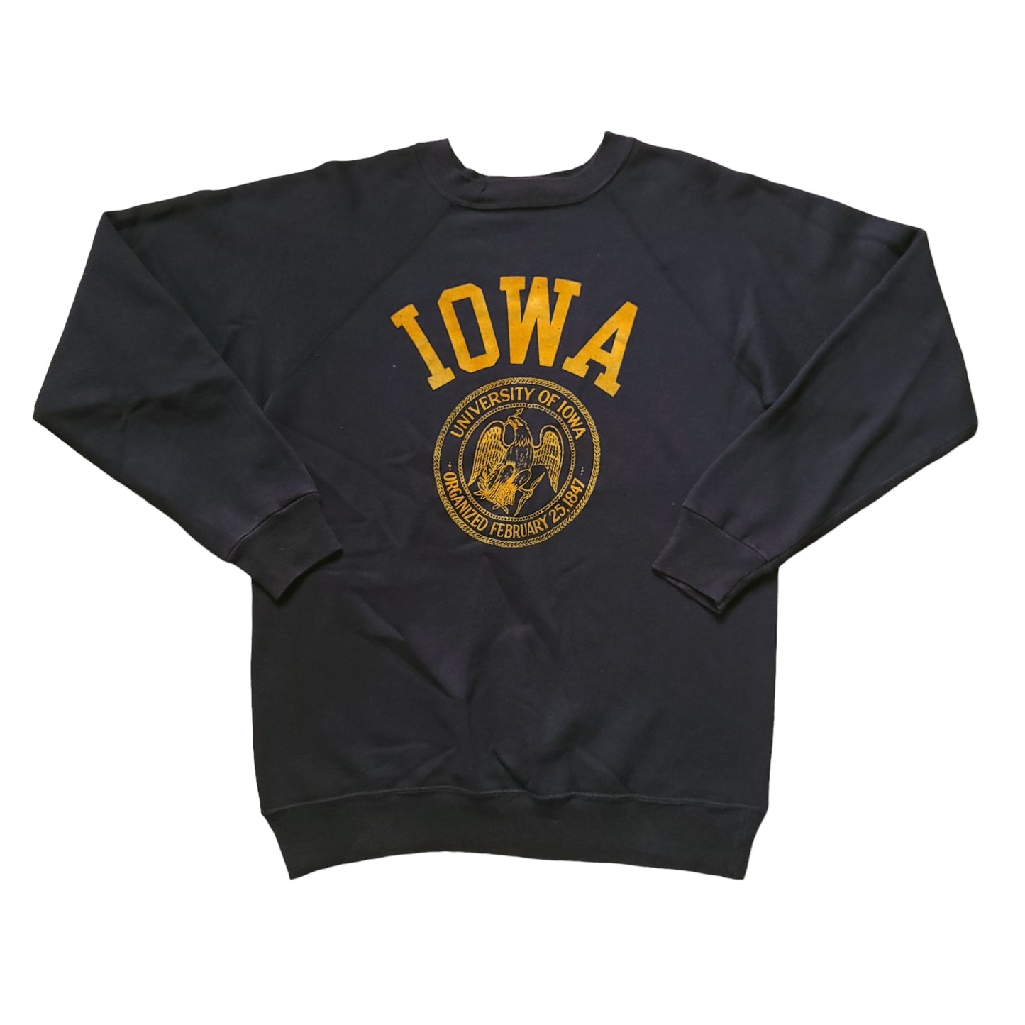 Vintage Iowa Champion Black Sweatshirt
