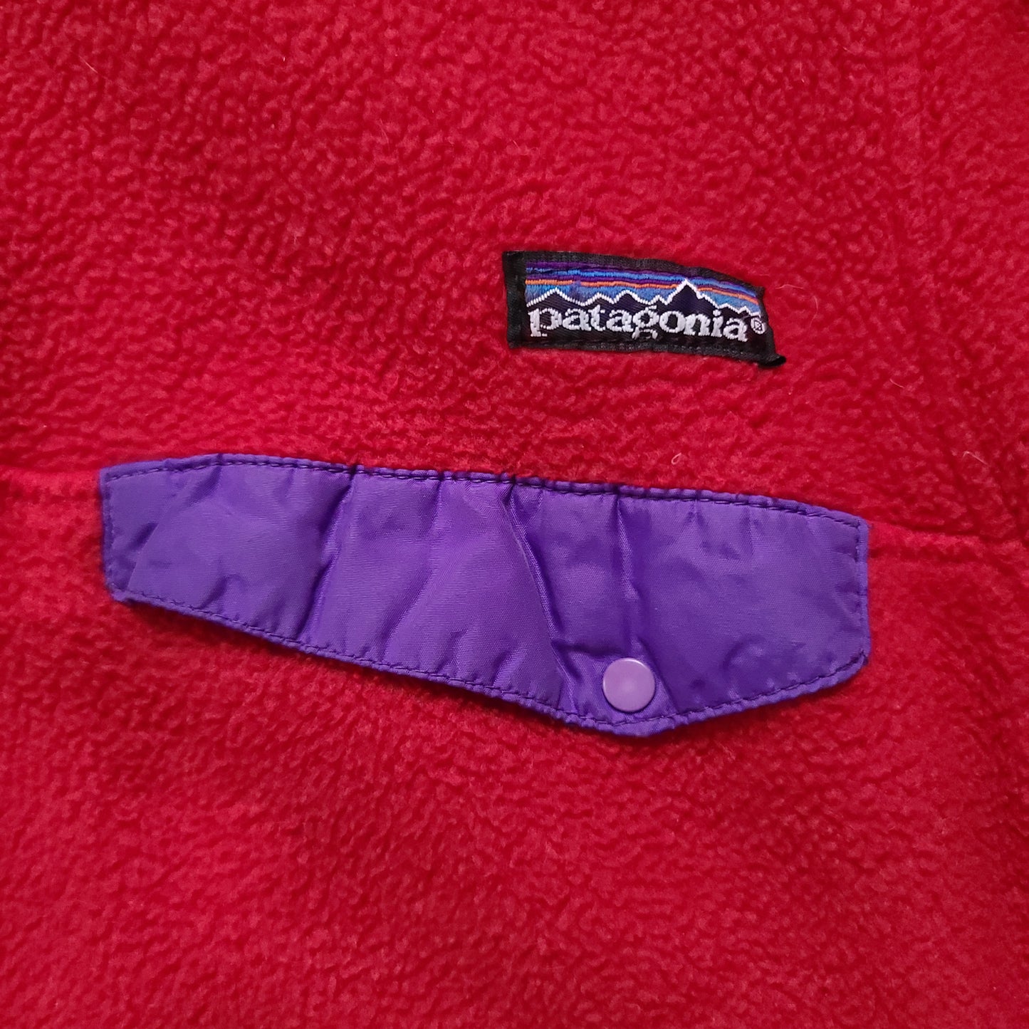 Patagonia Synchilla Red Fleece Sweater