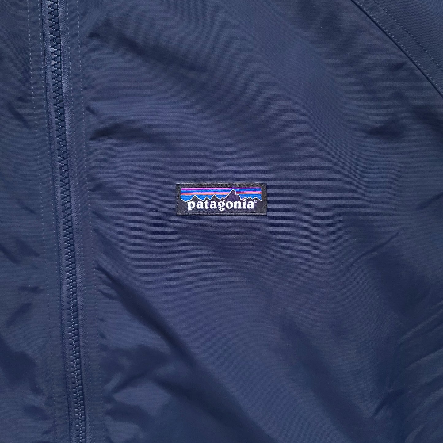 Patagonia Navy Blue Shelled Synchilla Nylon Jacket