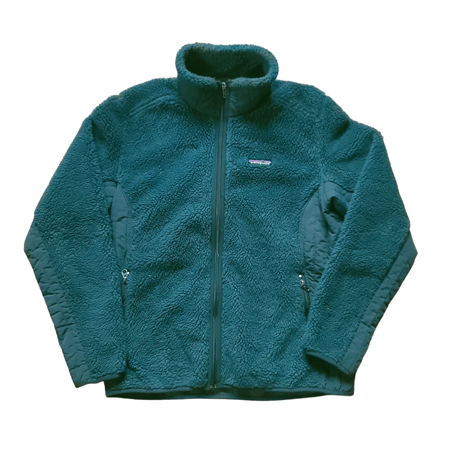 Patagonia Turquoise Deep Pile Fleece Jacket