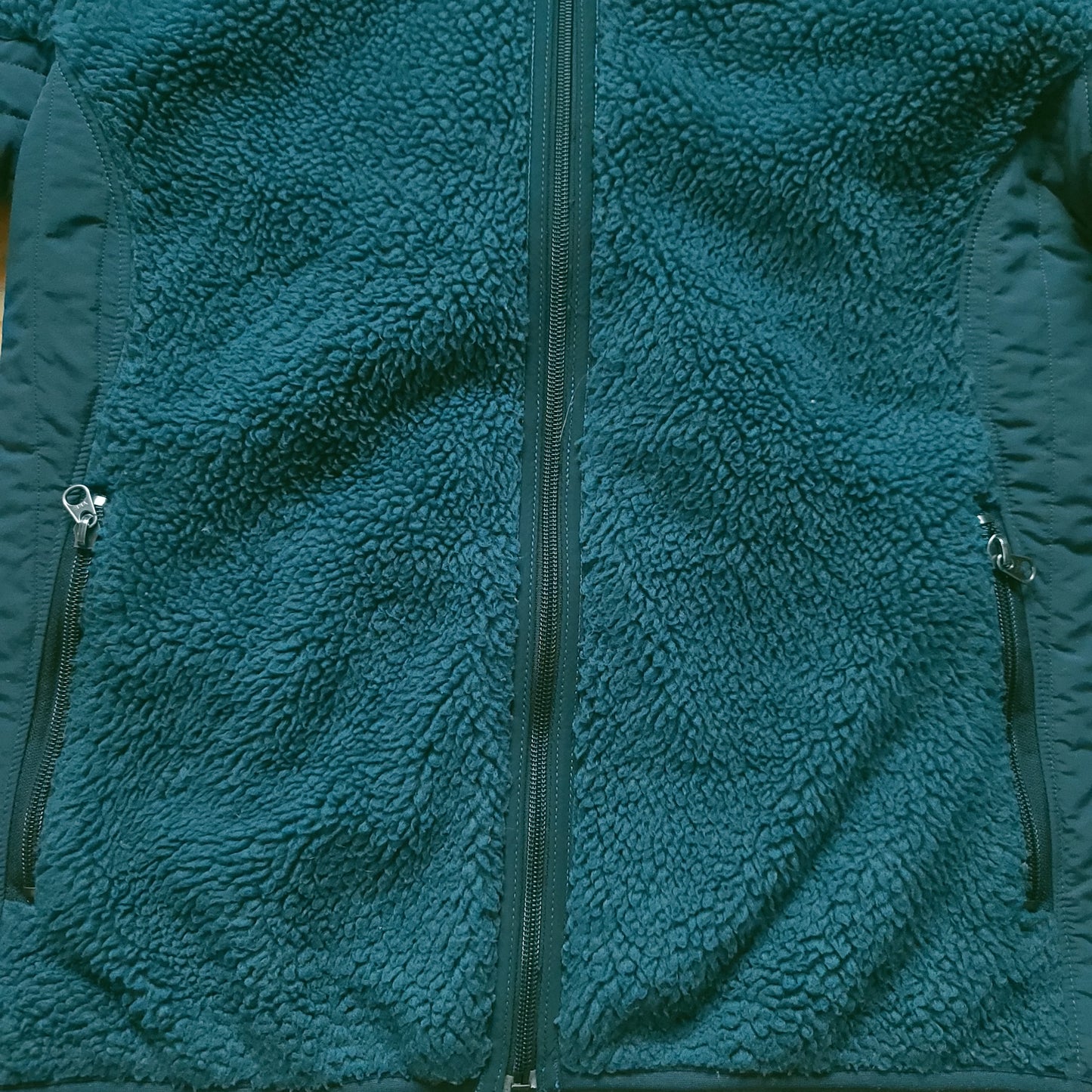 Patagonia Turquoise Deep Pile Fleece Jacket