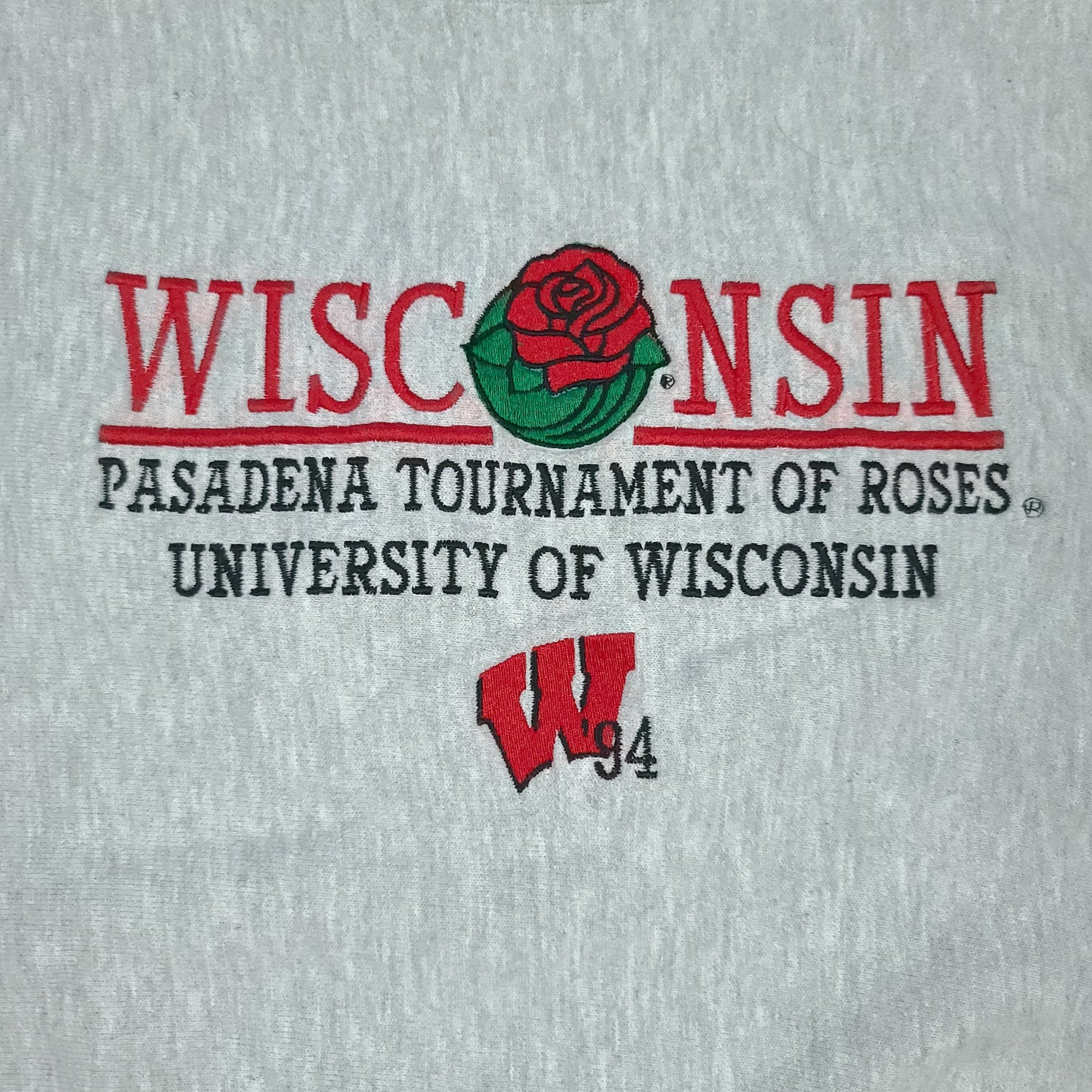 Vintage Wisconsin Rosebowl Champion Reverse Weave Sweatshirt