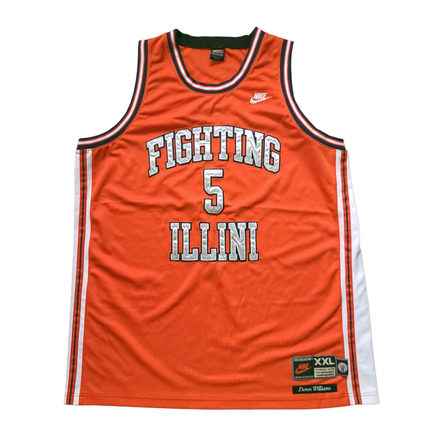 Fighting Illini Deron Williams Orange Jersey