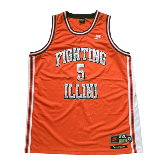 Fighting Illini Deron Williams Orange Jersey