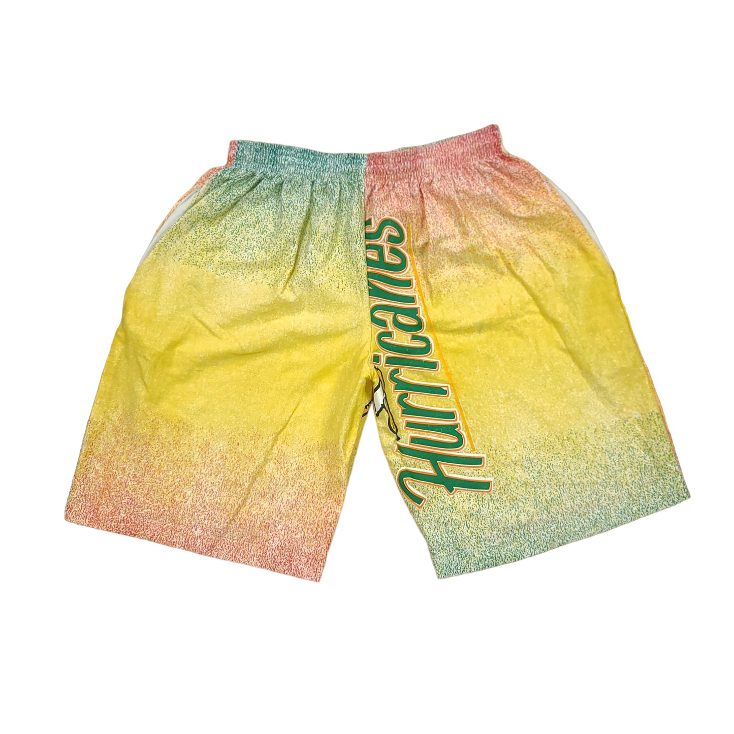 Vintage University of Miami Hurricanes Tie Dye Shorts
