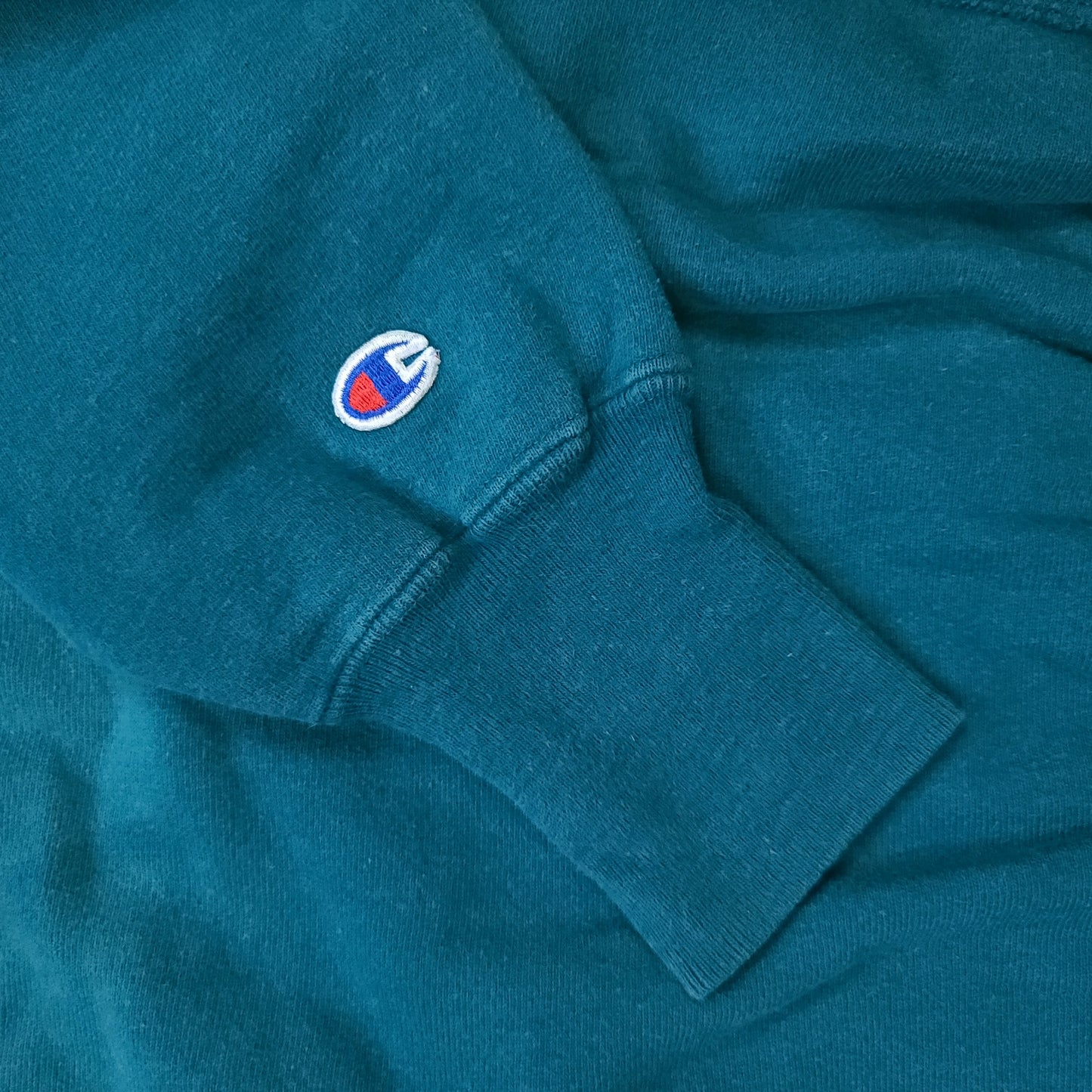 Vintage Teal Blue Champion Reverse Weave Sweatshirt