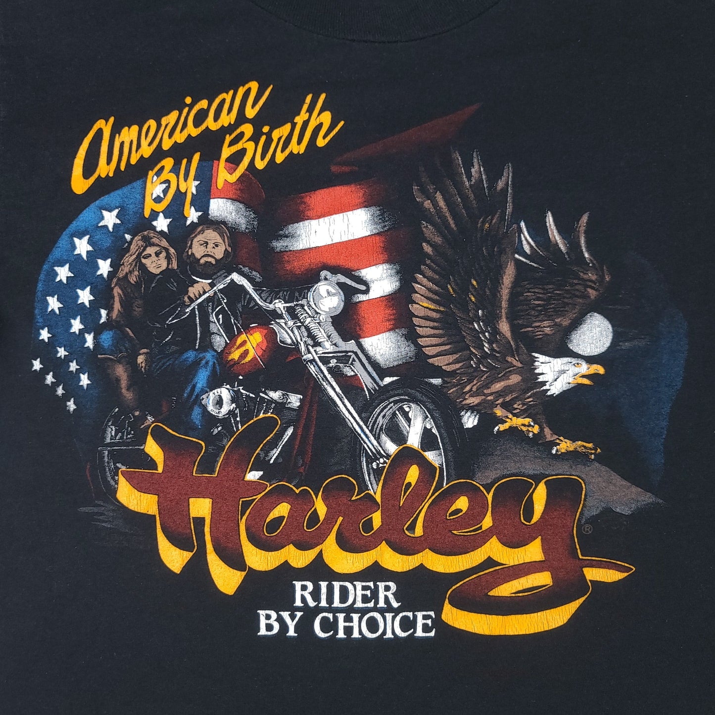 Harley Davidson Rider By Choice Sturgis 1989 Tee