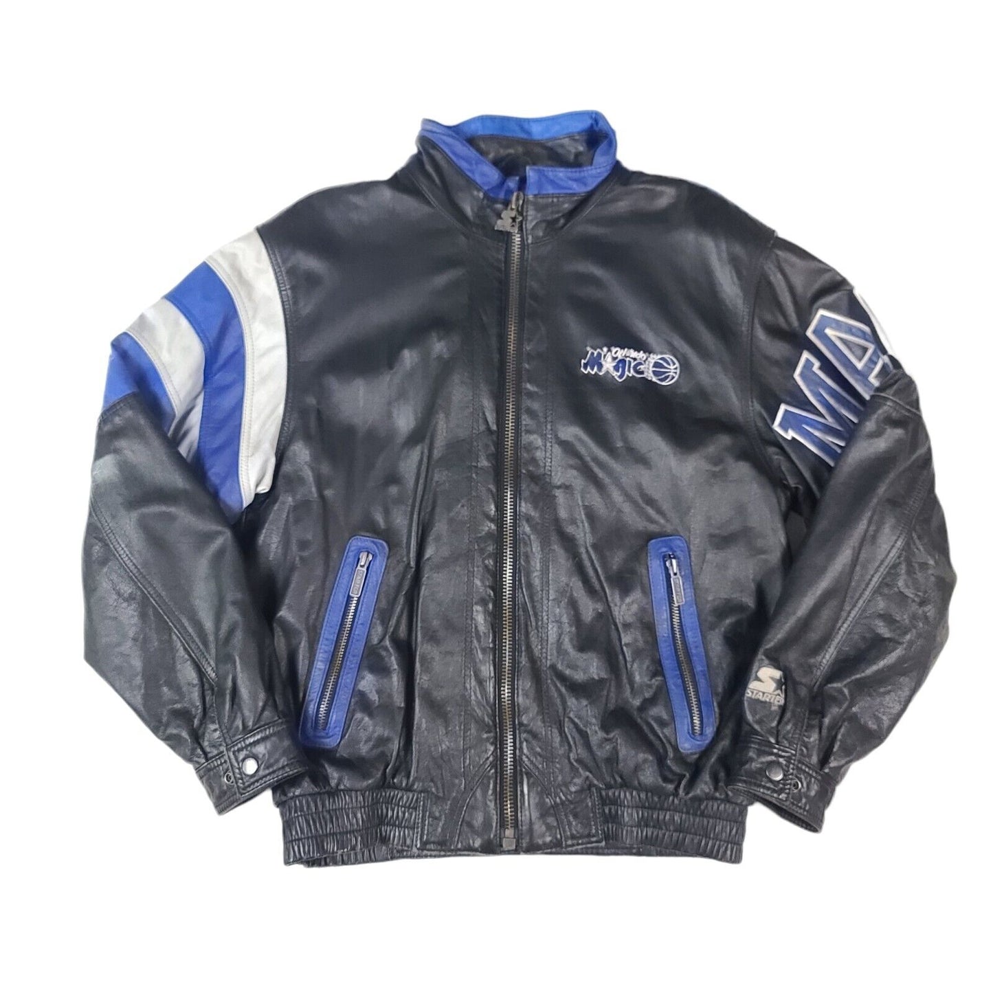 Orlando Magic Nba Genuine Leather Starter Jacket