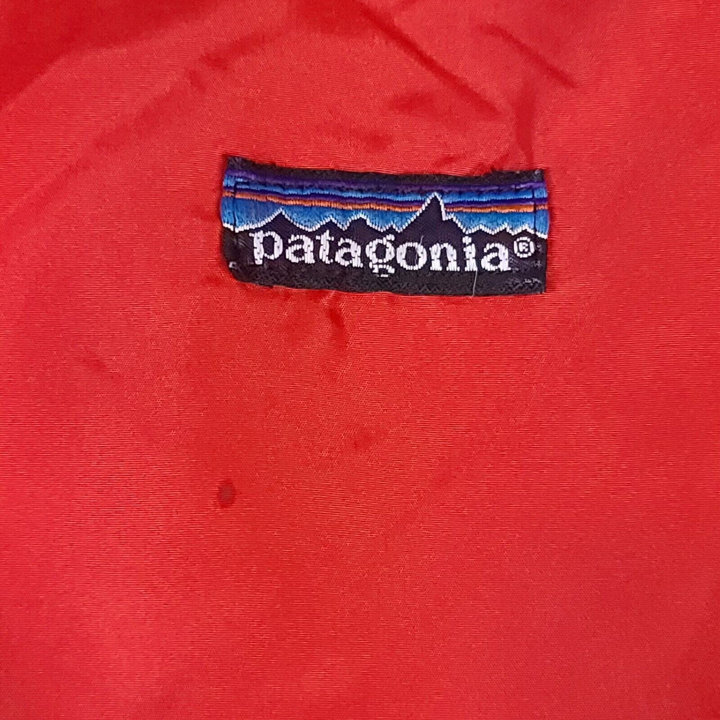 Patagonia Red Fleece Lined Windbreaker Jacket