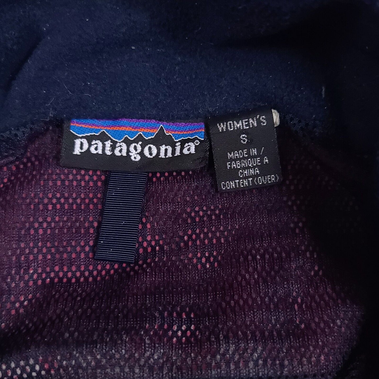 Women's Patagonia Maroon Windbreaker Jacket