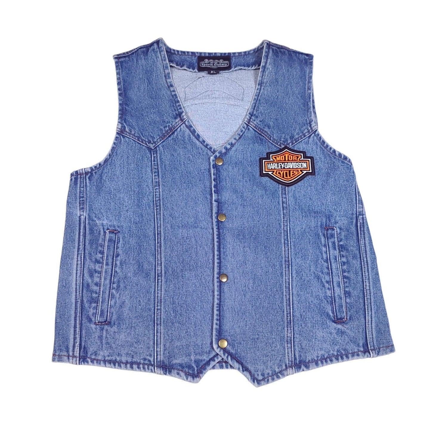Harley Davidson Owners Group Windy City Chapter Denim Motorcycle Vest