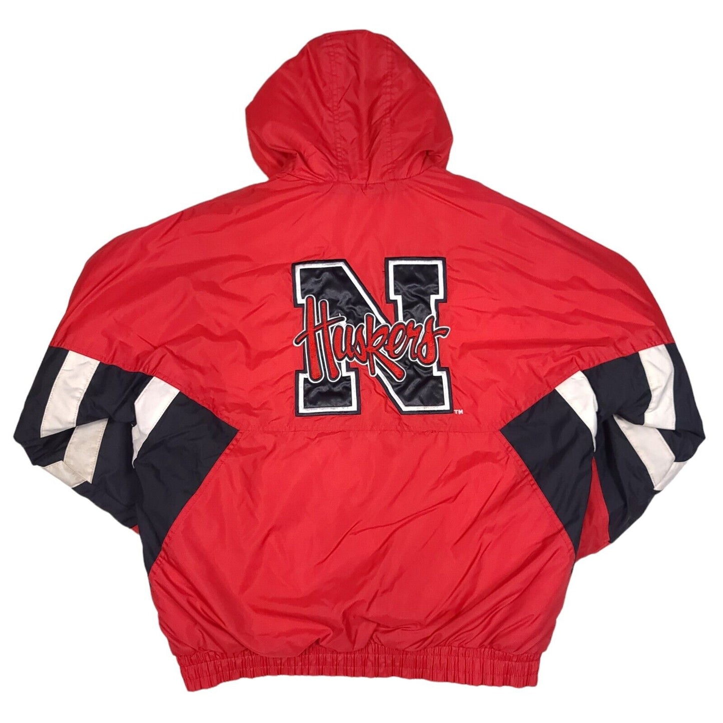 Nebraska Corn Huskers Red Starter Winter Full Zip Jacket Coat