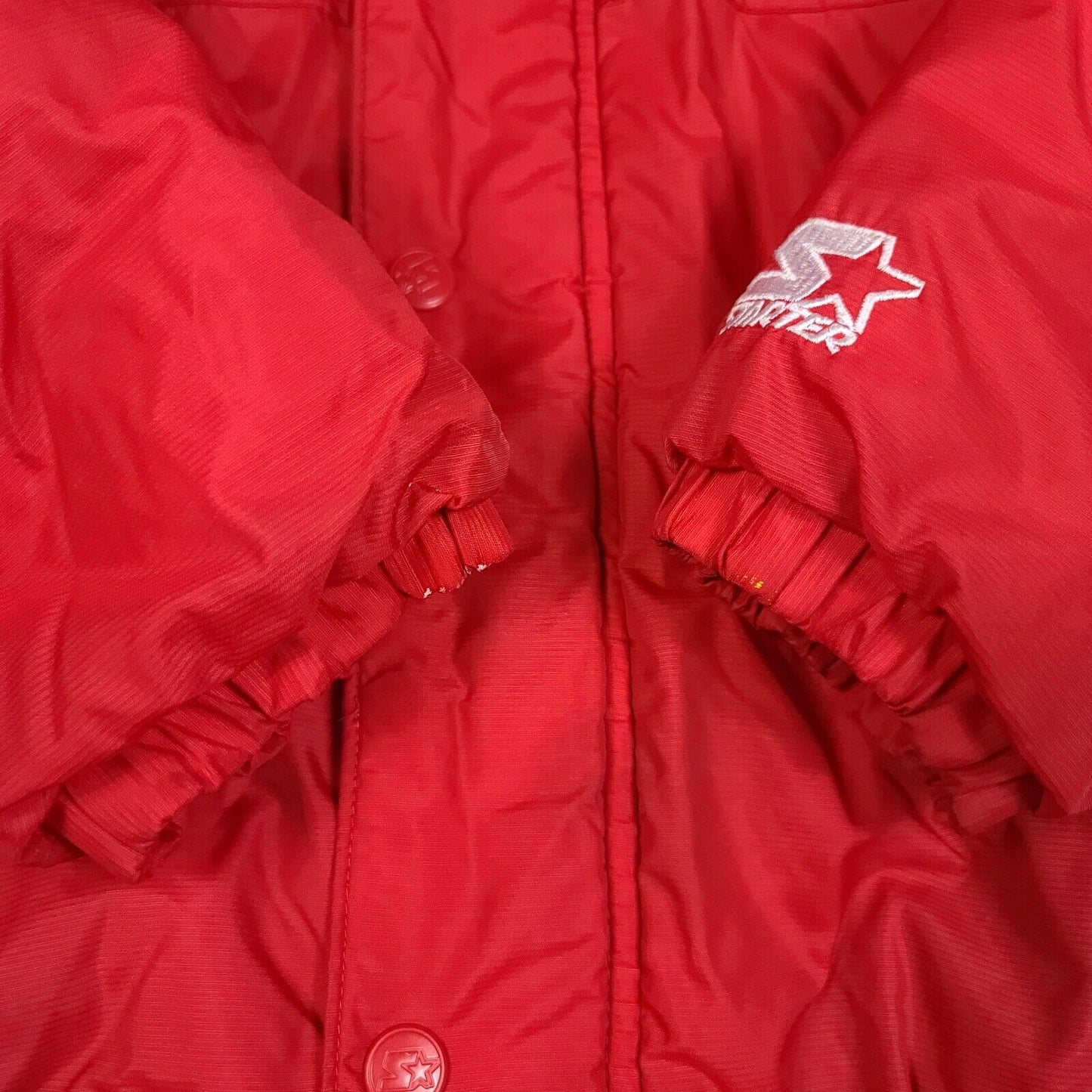 Nebraska Corn Huskers Red Starter Winter Full Zip Jacket Coat