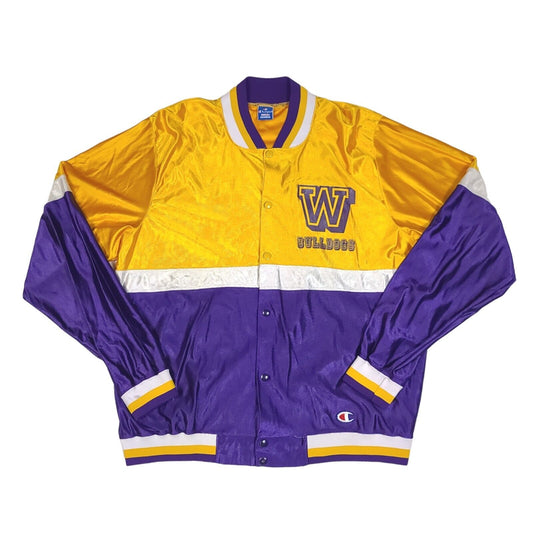 Wauconda Bulldogs High School Purple Gold Champion Warm Up Jacket