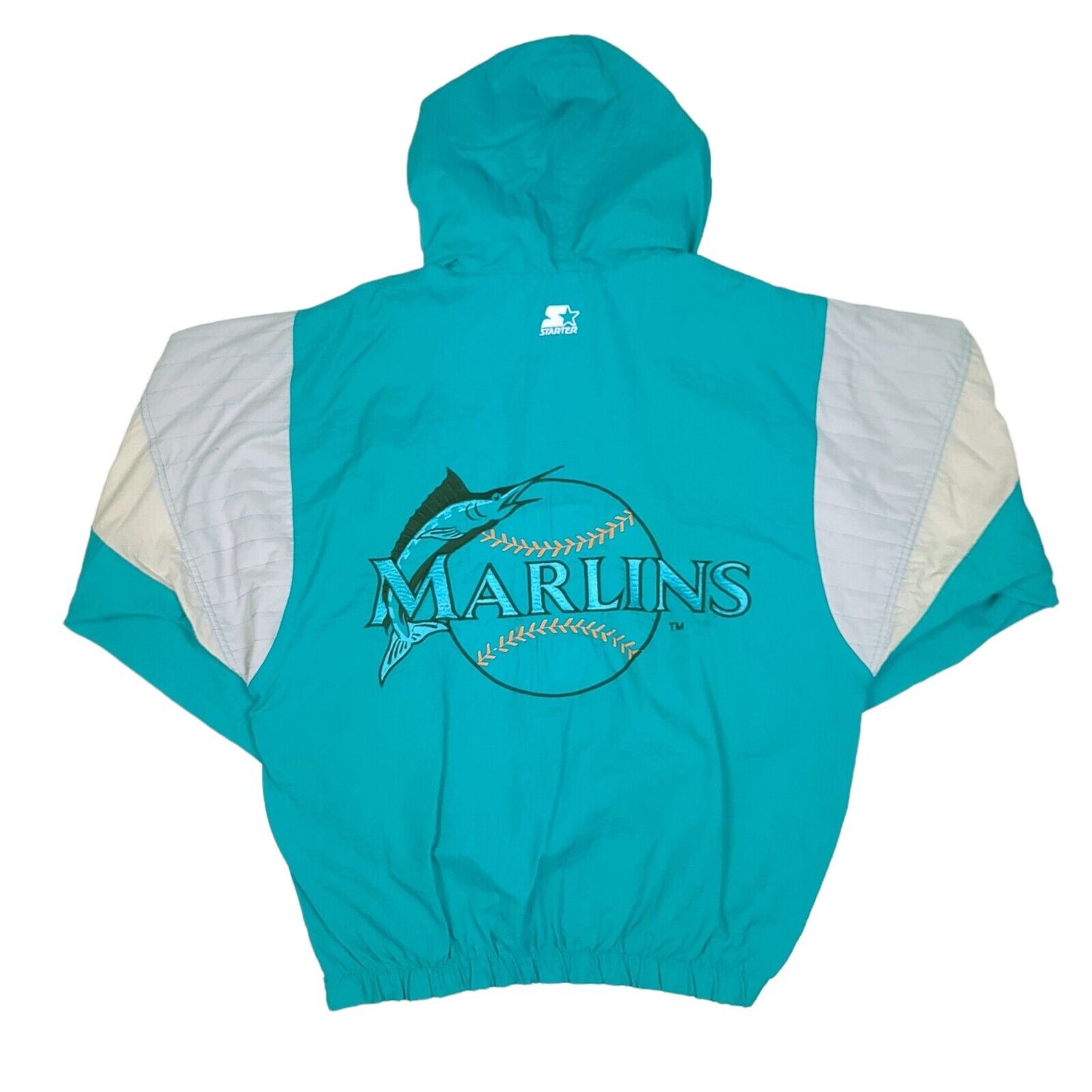 Florida Marlins Mlb Starter Pullover Windbreaker Jacket