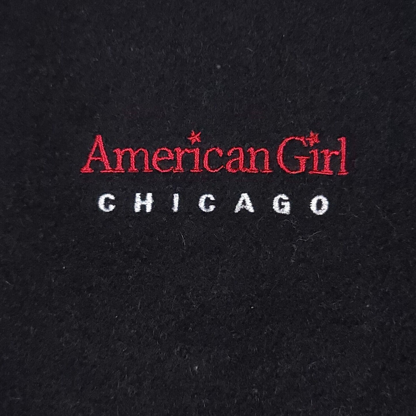 American Girl Place Chicago Black Bomber Varsity Jacket