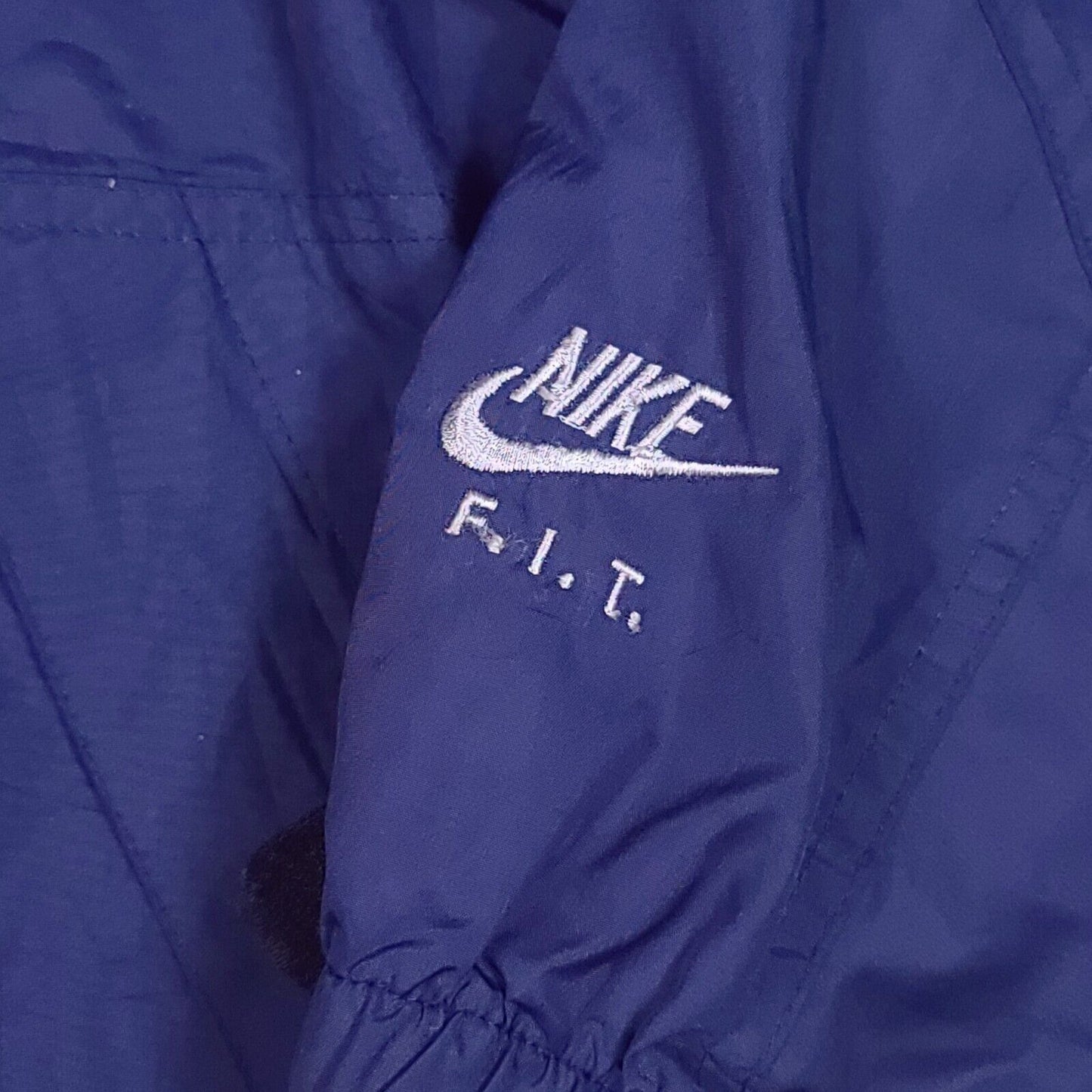Nike Acg F.I.T. Navy Blue 1/2 Zip Windbreaker Jacket