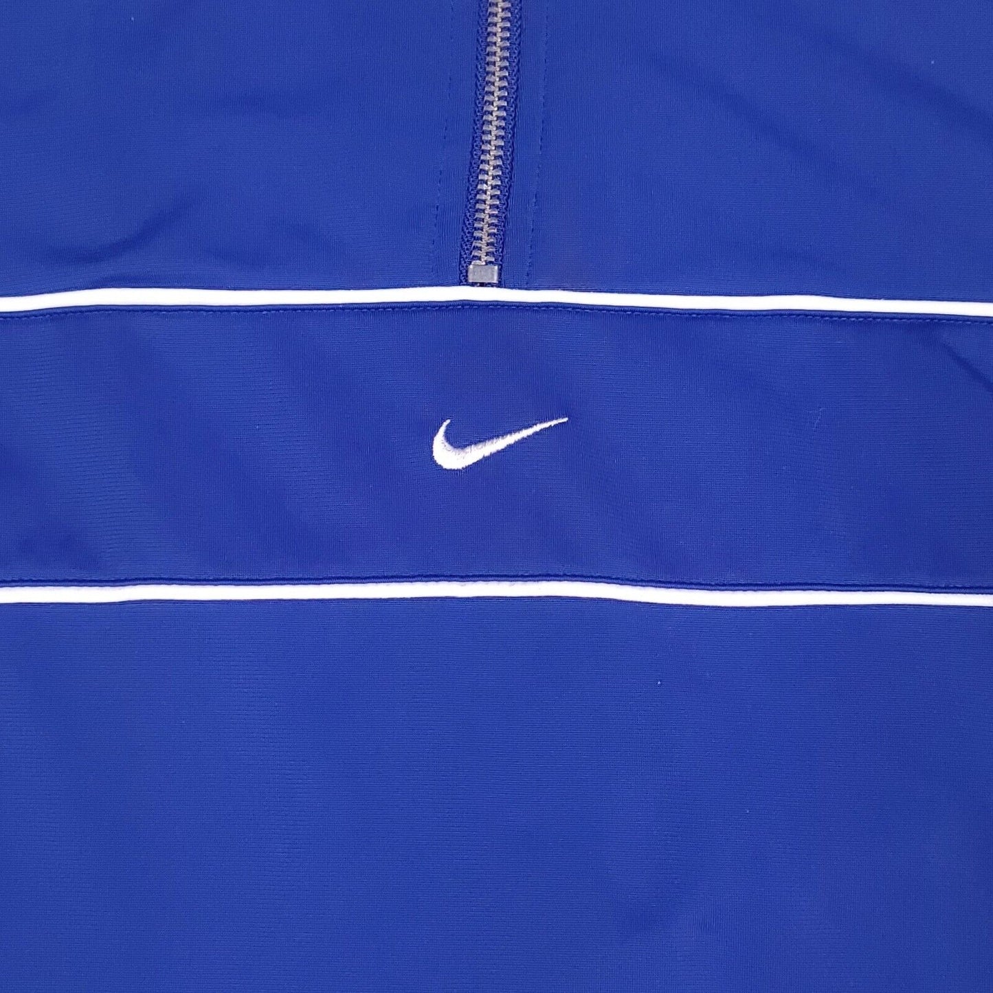 Nike 1/4 Zip Track Athletic Pullover Center Swoosh Sweater