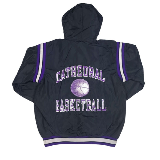 Champion Black Cathedral Highschool Basketball Pullover Jacket