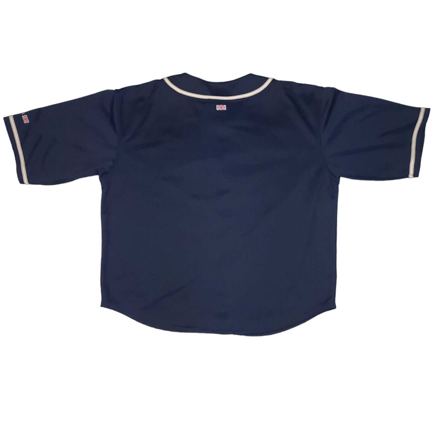 Reebok Classic Blue Baseball Jersey Shirt United Kingdom