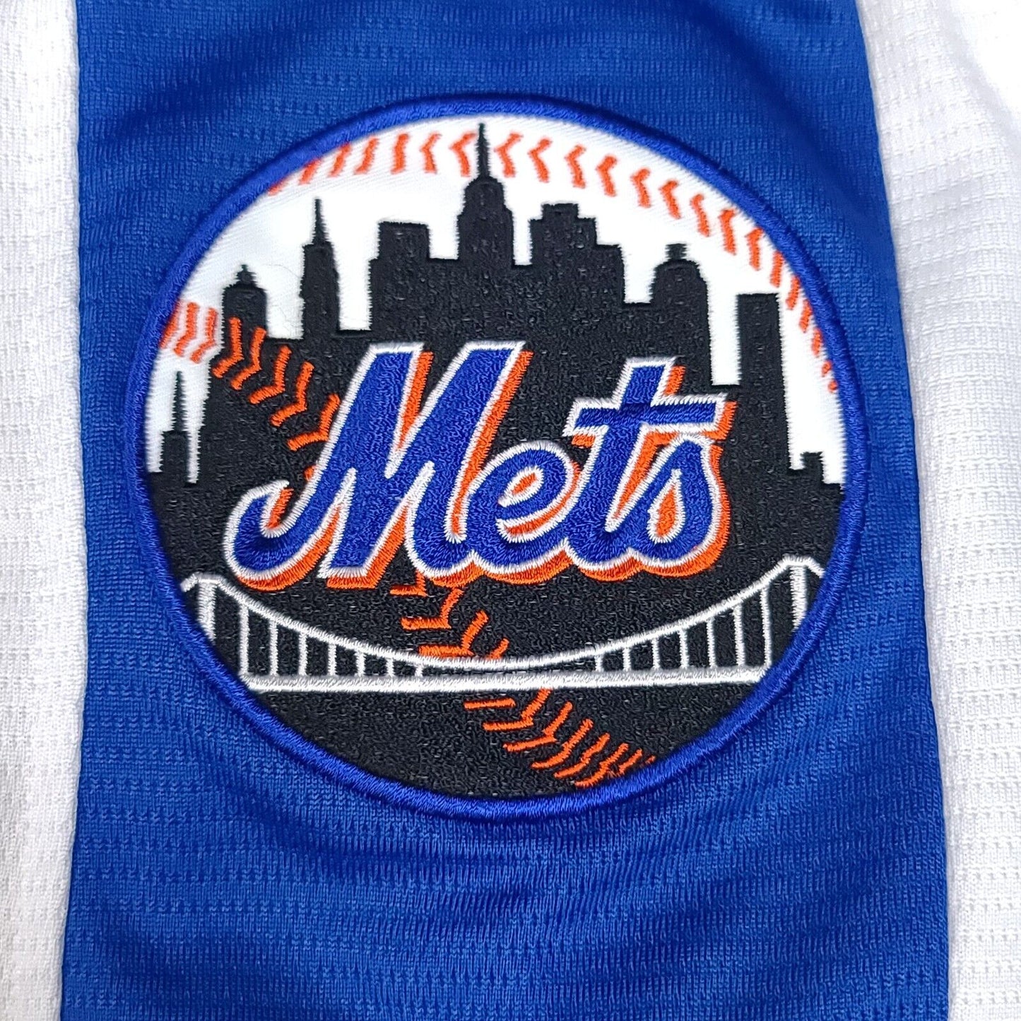 New York Mets Majestic Baseball Warm Up Pull Over Shirt