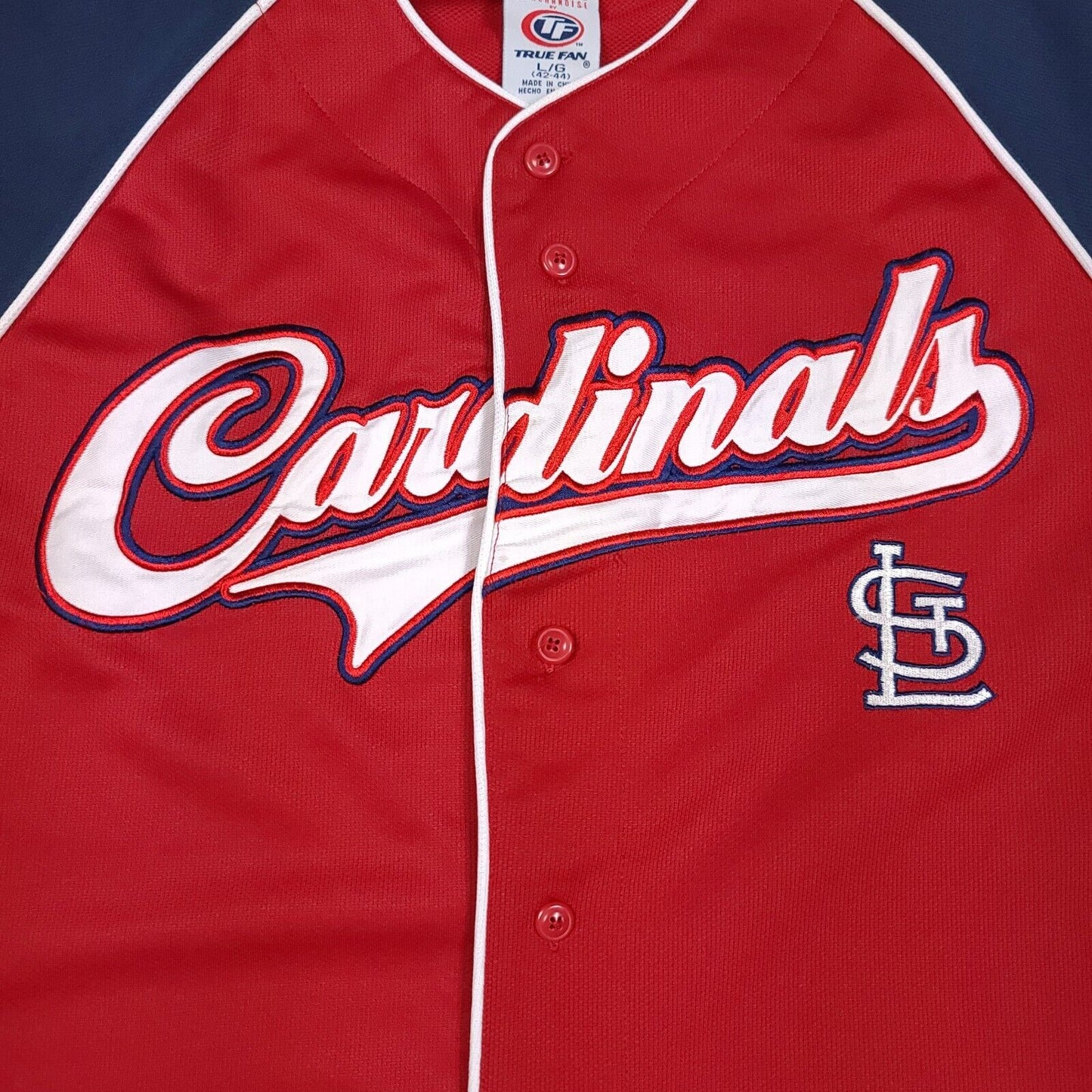 St. Louis Cardinals Mlb True Fan Genuine Merchandise Baseball Jersey