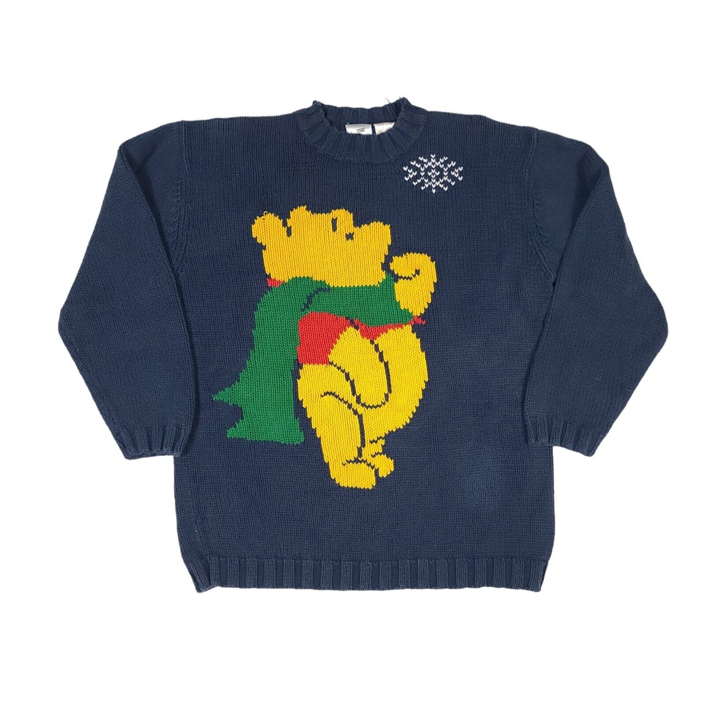 Winnie The Pooh Disney Store Navy Blue Knit Sweater