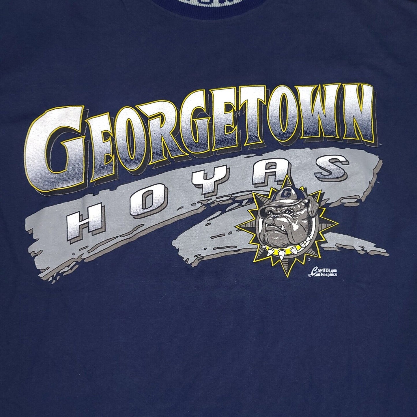 Georgetown University Hoyas Navy Blue T Shirt