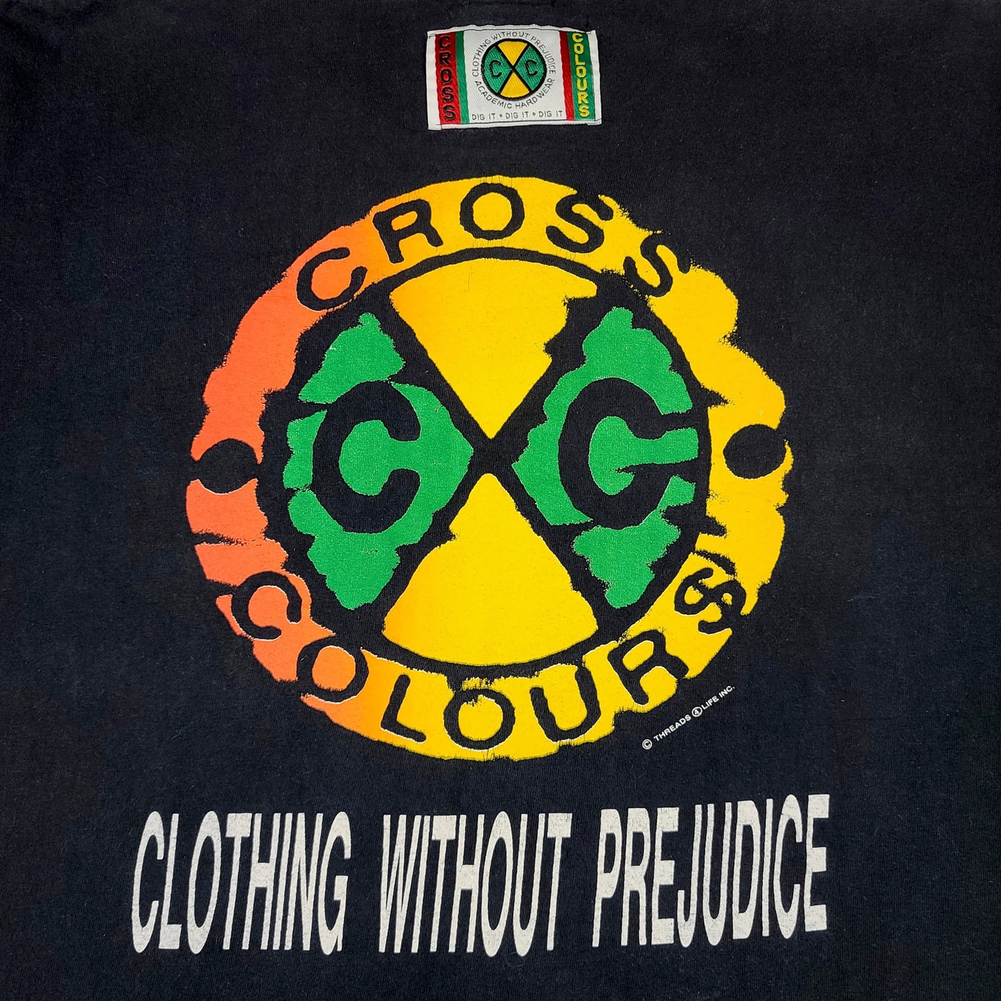 90’S Cross Colours Club Safe Sex T-Shirt