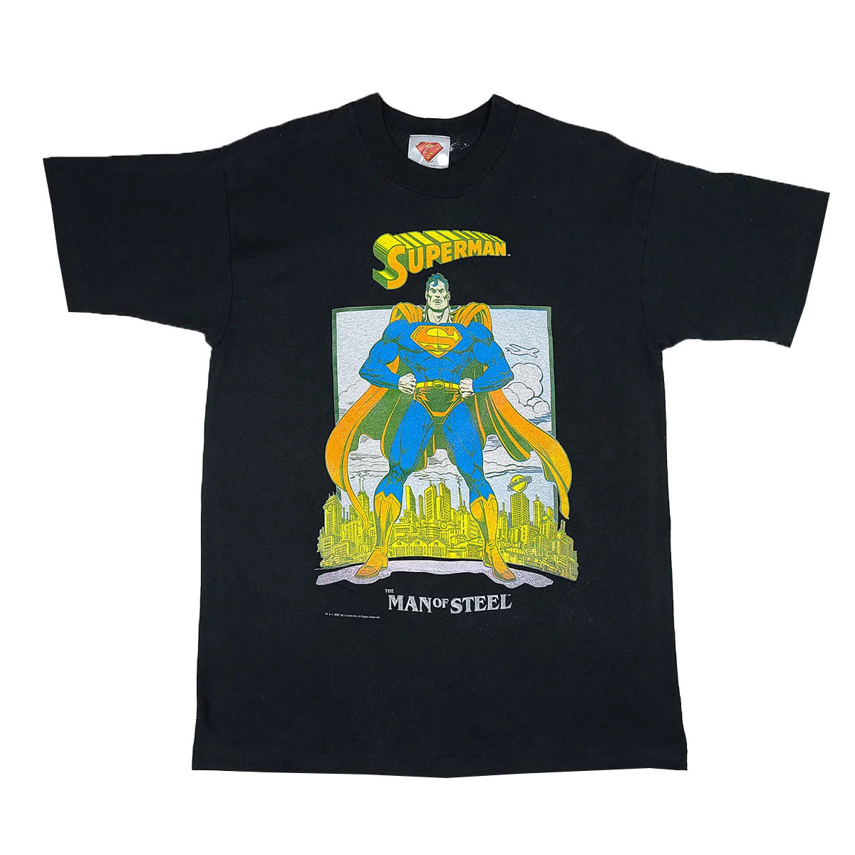 1997 Superman Man Of Steel Dc Comics Graphic T-Shirt