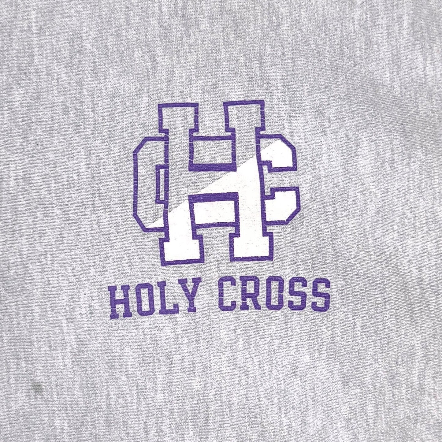Vintage College Of The Holy Cross Crusaders Champion Reverse Weave Sweatshirt