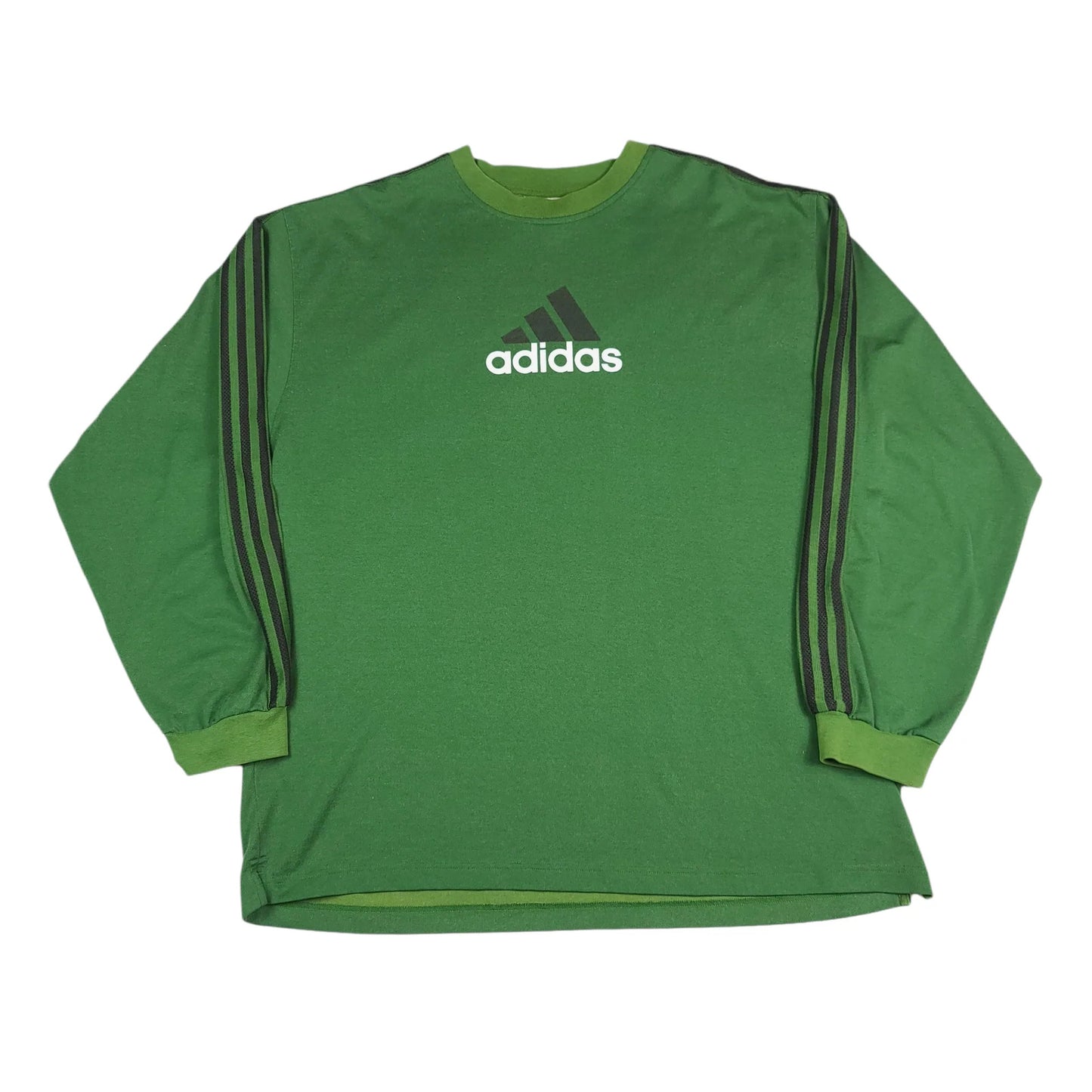 Adidas Green Long Sleeve Athletic Shirt