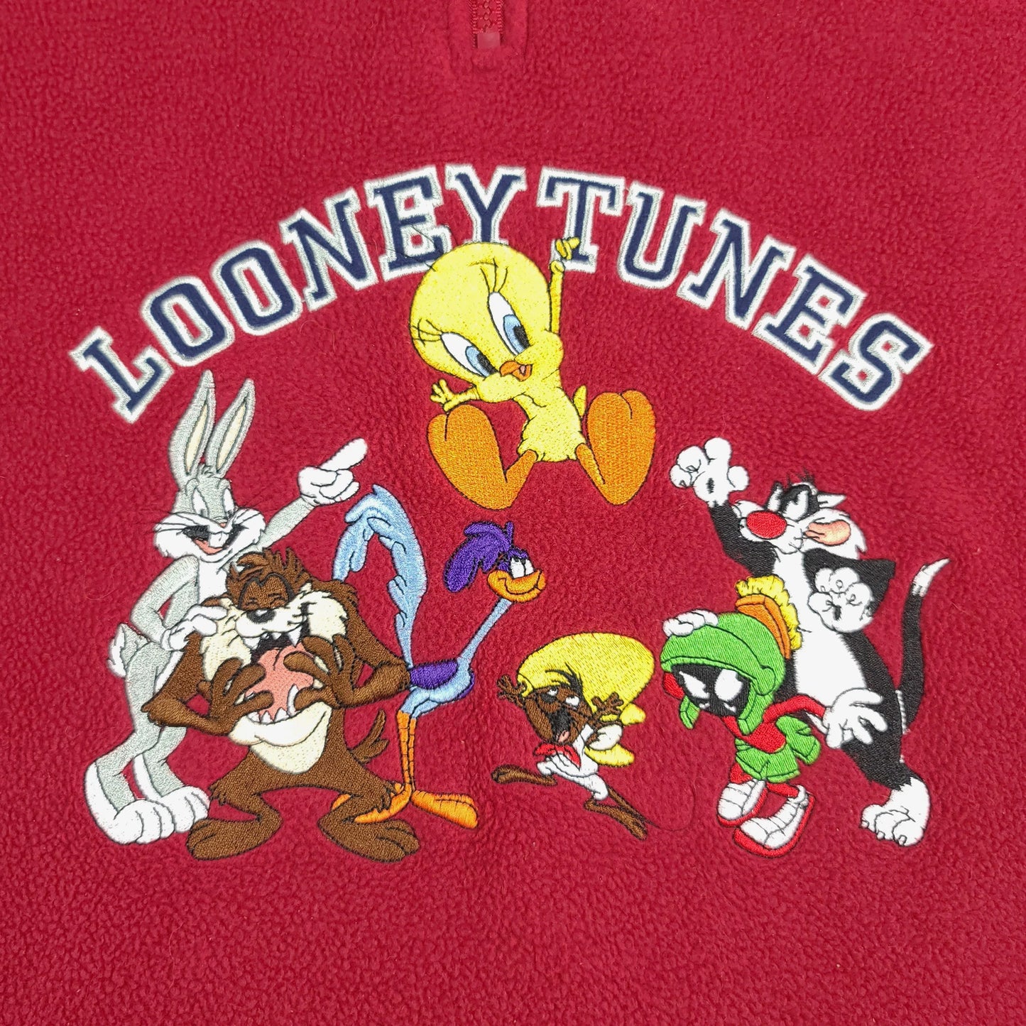 Looney Tunes Red Fleece Pullover