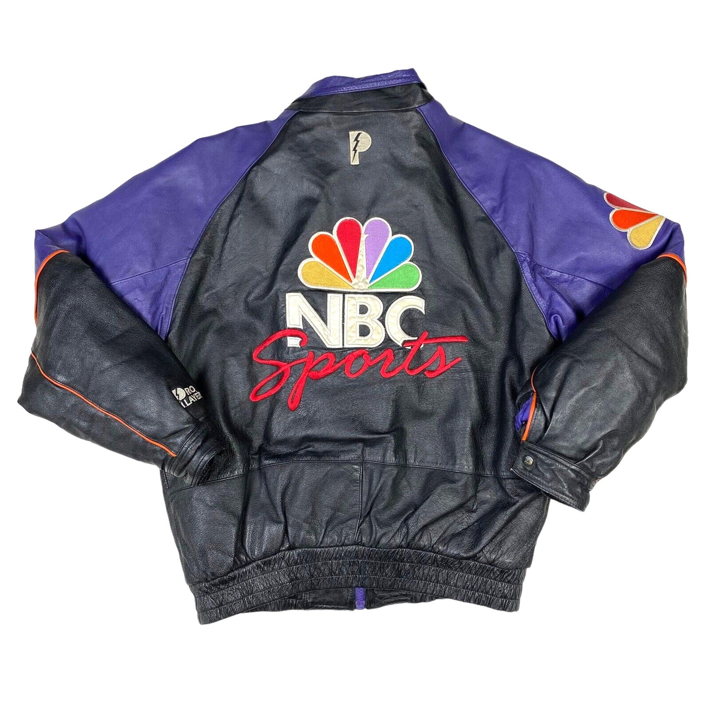 Nbc Sports Pro Player Genuine Leather Jacket