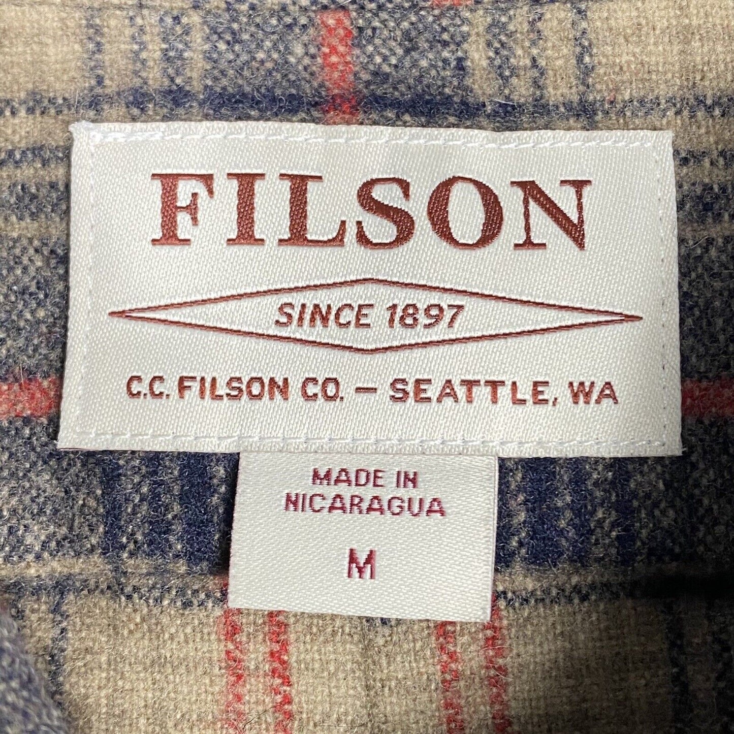 Filson Northwest Wool Button Up Shirt