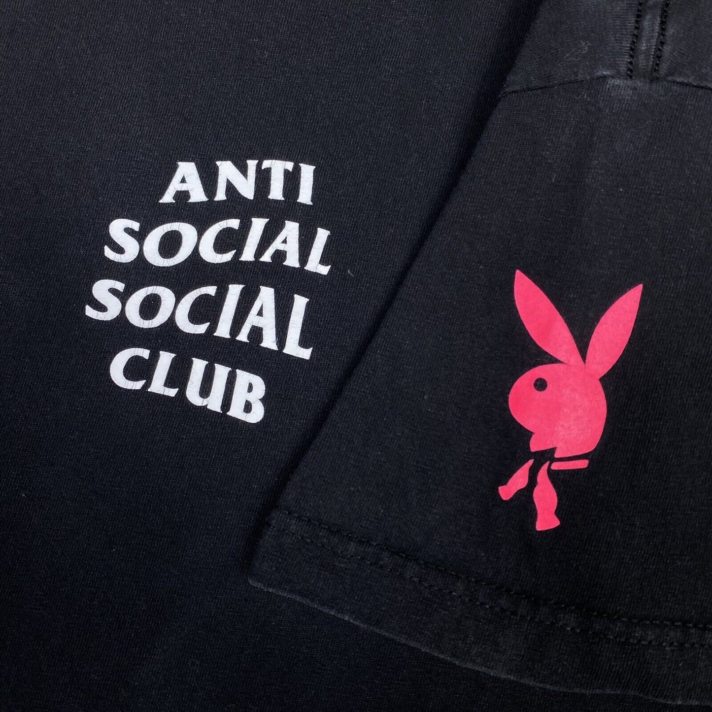 Anti Social Social Club Playboy Bunny Guilt By Assc Black T-Shirt