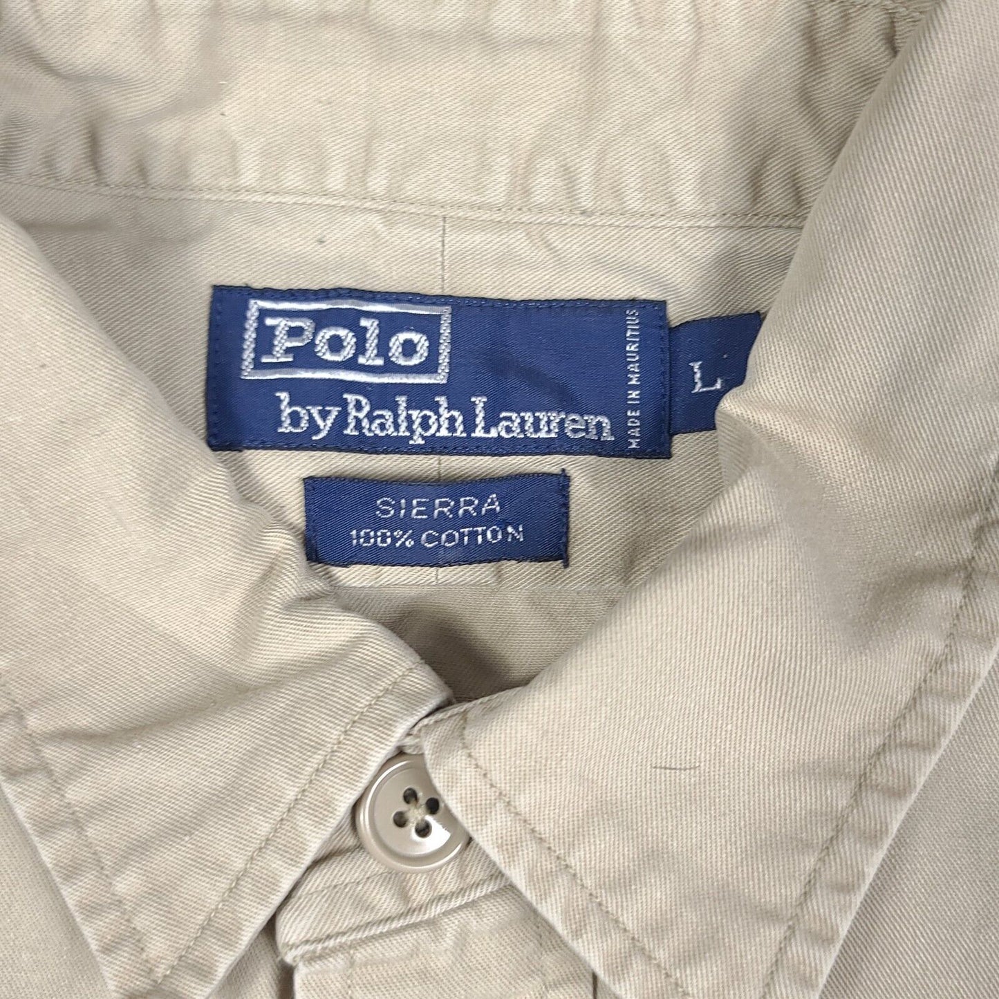 Polo Ralph Lauren Sierra Double Pocket Tan Shirt