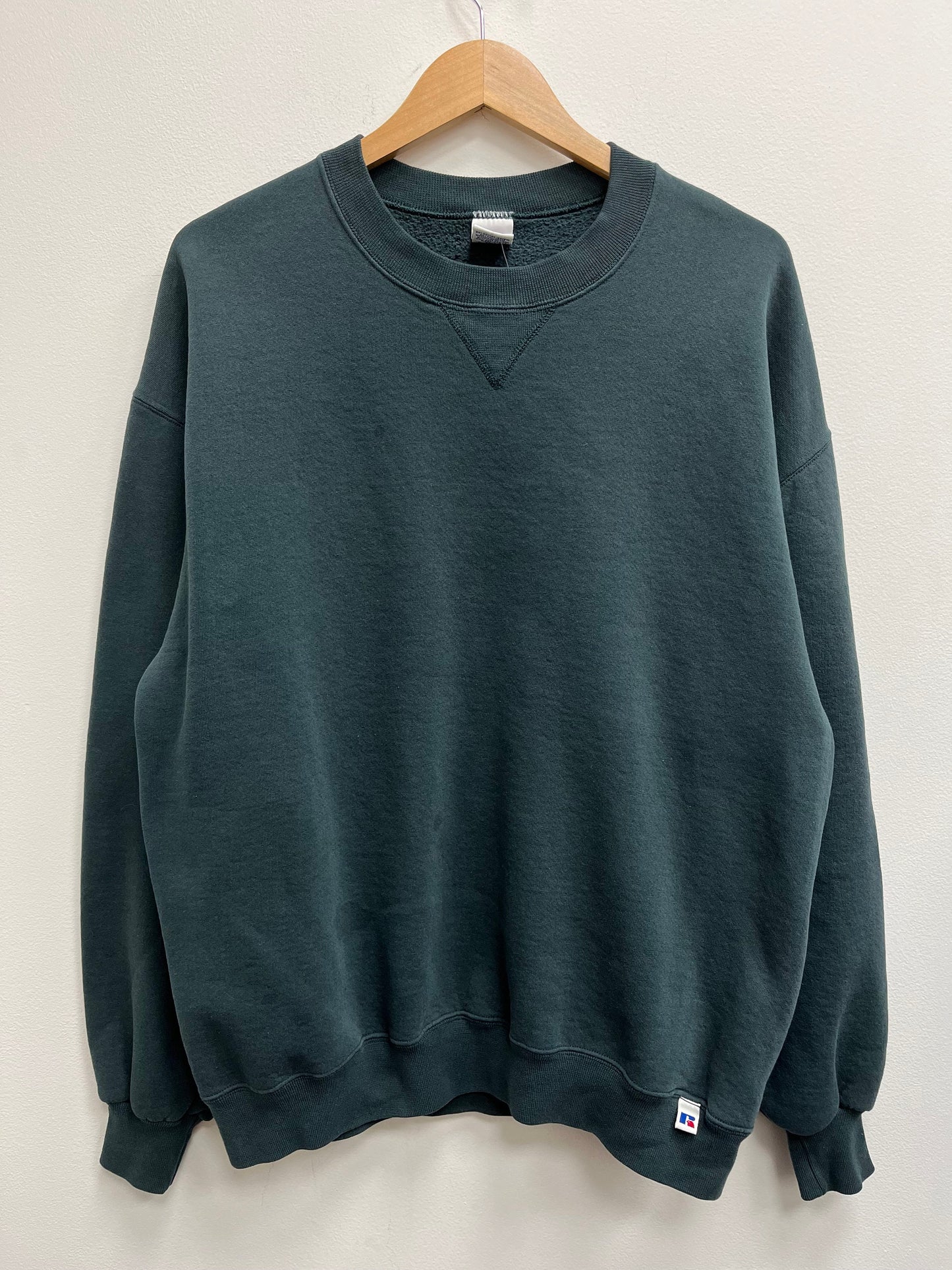 Vintage 1990’s Russell Athletic Pine Green Crewneck