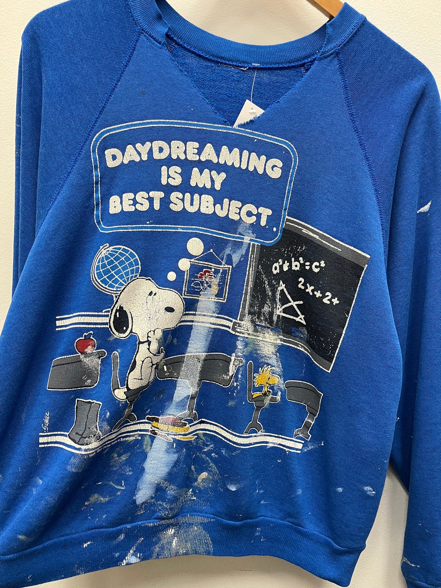 Vintage 1980’s Snoopy Daydreaming Painters Crewneck